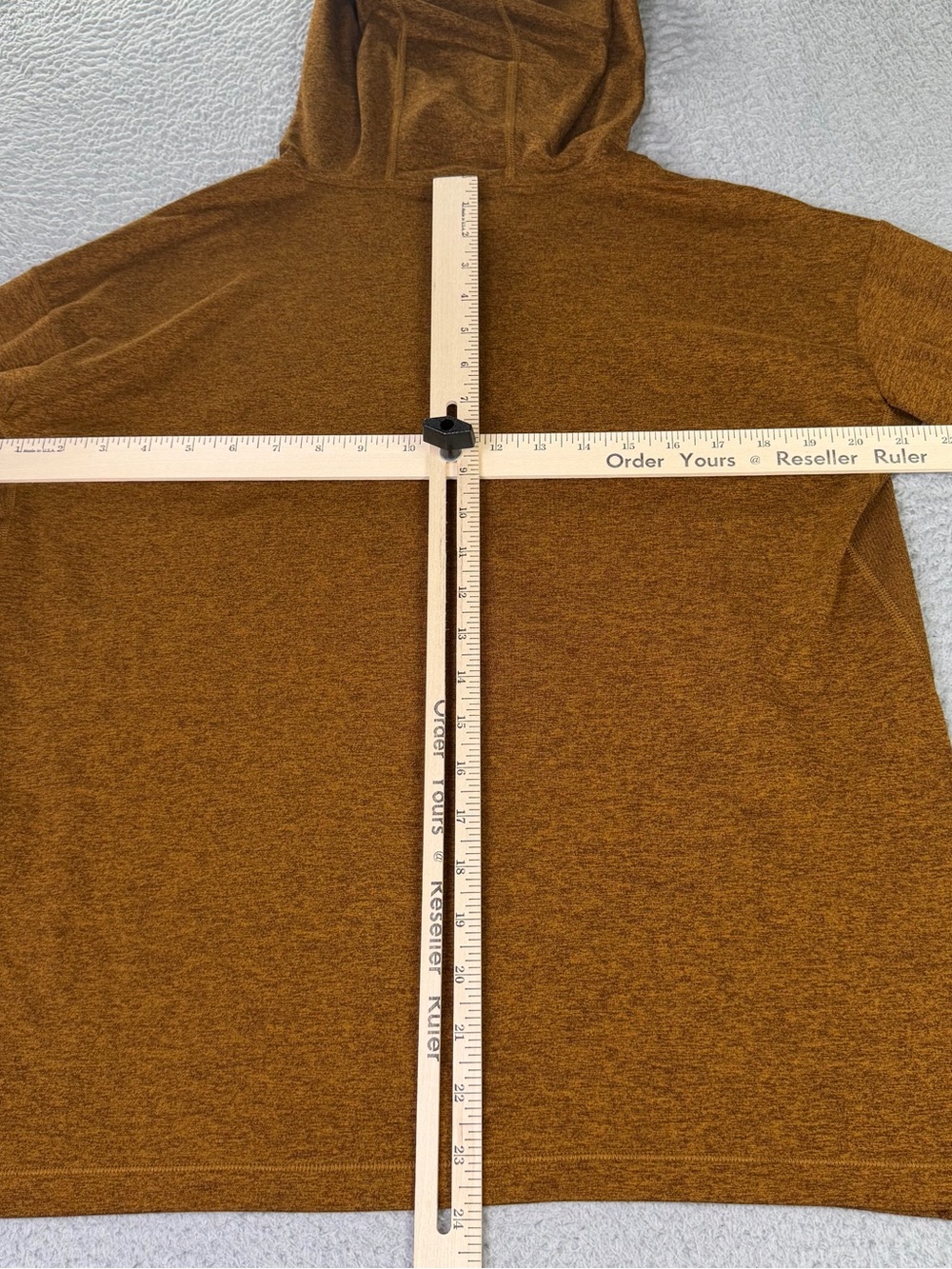 Athleta Uptempo Hoodie Sweatshirt Womens Medium Brown Long Sleeve Athletic - Picture 5 of 7